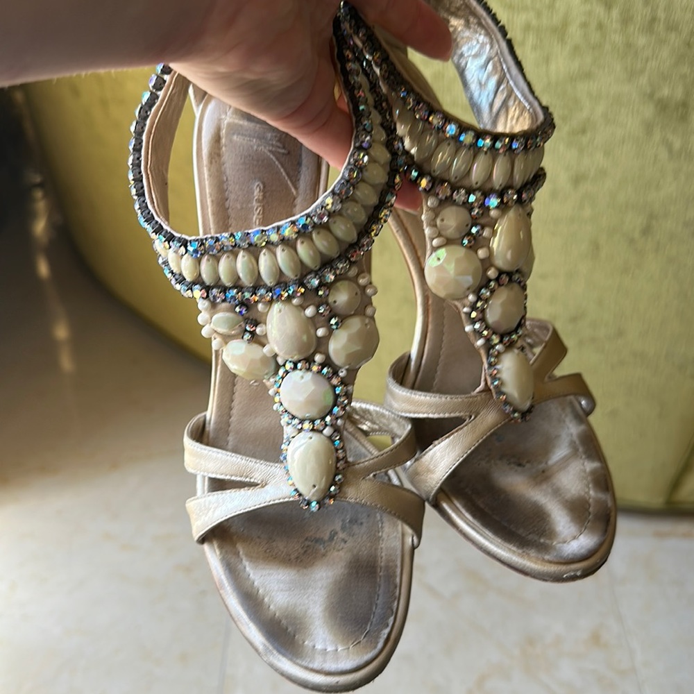 Giuseppi Zanotti beaded heels